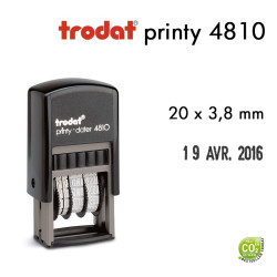 Trodat - 4810 - Printy Dateur 3.8 mm